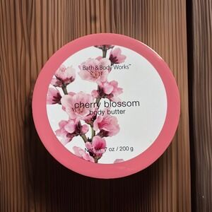 Bath & Body Works Pleasures Body Butter‎ CHERRY BLOSSOM 7 Oz New Read